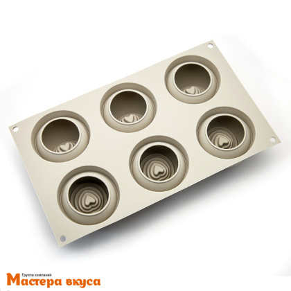 Форма силиконовая Silikomart COCCOLA Коккола серая, (Италия)