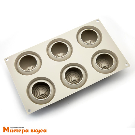 Форма силиконовая Silikomart COCCOLA Коккола серая, (Италия)