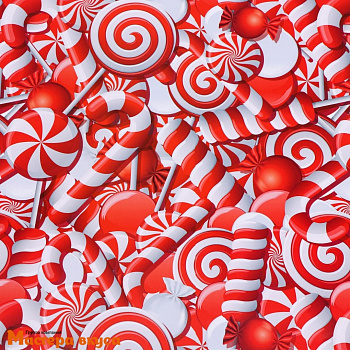 Бумага упаковочная  "Лабиринт" двухсторонняя (глянцевая), 50*70 см