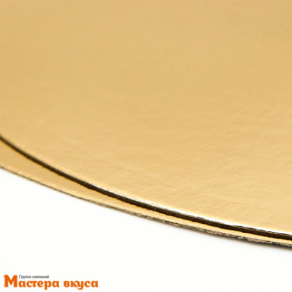 Подложка 0.8 мм, D200 мм золото/белый жемчуг 