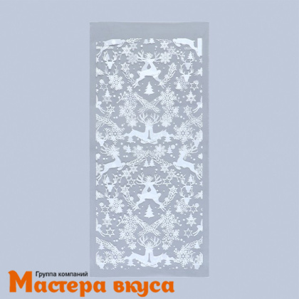 Пакет для сладостей 14*29,5 см,  "Олени"