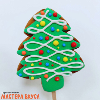 Топпер имбирный пряник  " Ёлка", ~10 см, 55 гр 