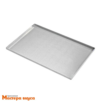 Противень перфорированый лист плоский 600*400*20 мм, 4 борта, алюминий