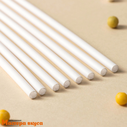 Набор палочек-дюбелей для укрепления уровней торта (пластиковая ось), 30 см, d 0,8 см, 8 шт 