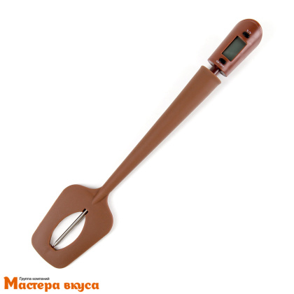 Термометр-игла (термощуп) с ЖК экраном (min 0C/ max +300С) + лопатка "Шоколад"