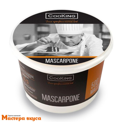 Сыр сливочный Маскарпоне 83% (CooKing), 500 гр