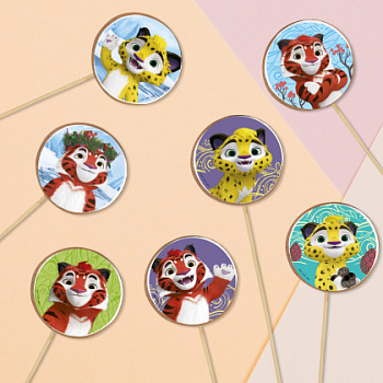 Фотопечать Лео и Тиг, для пряников, № 41