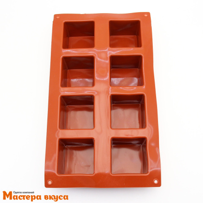 Форма силиконовая КУБ, ячейка 50*50 мм, (8 ячеек) 26*15 см