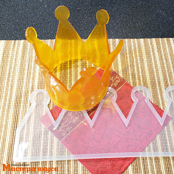 Молд силиконовый КОРОНА, изд 36*12 см (изомальт~100гр)