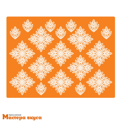 Коврик текстурный силиконовый Martellato для мастики и айсинга "Ирисы", 39,5*30см, (Италия)