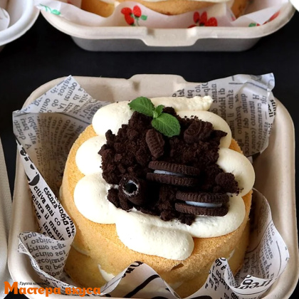 Бумага упаковочная тишью  для бенто-торта "Утренняя газета" 18*18 см, упак 10 листов