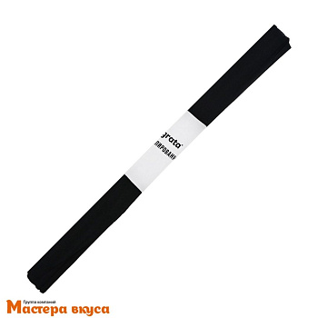 Бумага упаковочная гофрированная Чёрная, 32 гр, ш-50см, 2м