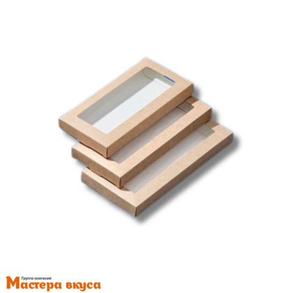 Упаковка для шоколадной плитки 180*90*15 мм, (крафт)