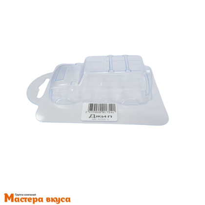 Форма для шоколада пластиковая ДЖИП 101*54*30 мм (дубайский шоколад) 