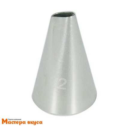 Насадка стальная ЛЕПЕСТОК РОЗЫ, d-8 мм, h-27 мм,  №102