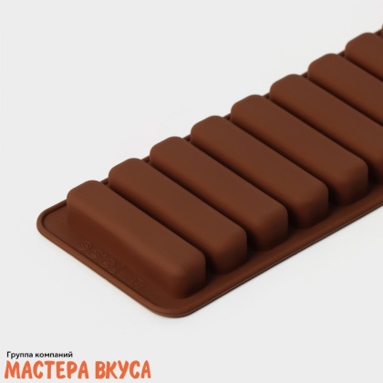 Форма силиконовая САВОЯРДИ, (10 ячеек), 29*9,5 см