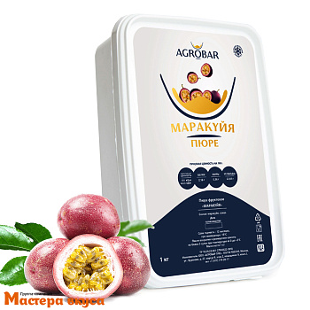Пюре замороженное МАРАКУЙЯ с сахаром AGROBAR 1 кг