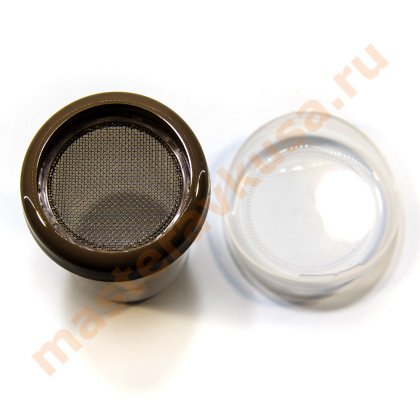 Сито для опудривания сахарной пудрой и какао (диспенсер), пластик 7,5*9,5 см