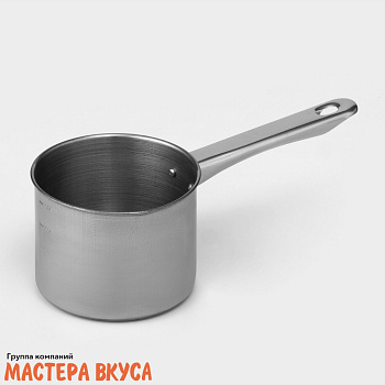 Ковш из нержавеющей стали 0,65 л, d-12 см