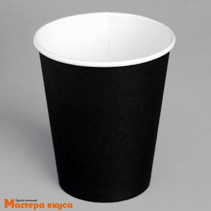 Стакан бумажный ЧЁРНЫЙ, 250 мл 