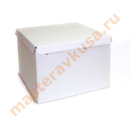 Короб для торта без окна 300*400*260 мм, белый, PASTICCIERE 