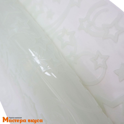 Коврик текстурный силиконовый (рельеф) для мастики "Звезды", 50*50 см