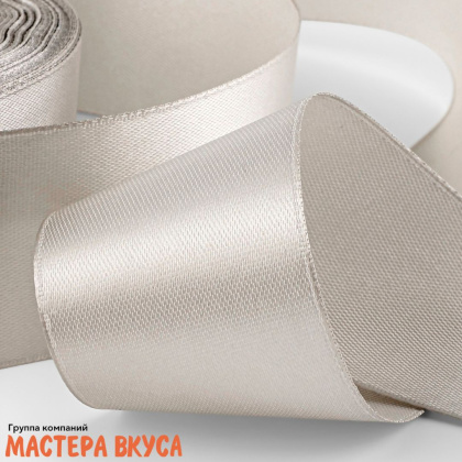 Лента декоративная, БЕЛАЯ  "Снежинки", 5 мм, (катушка ~200м)