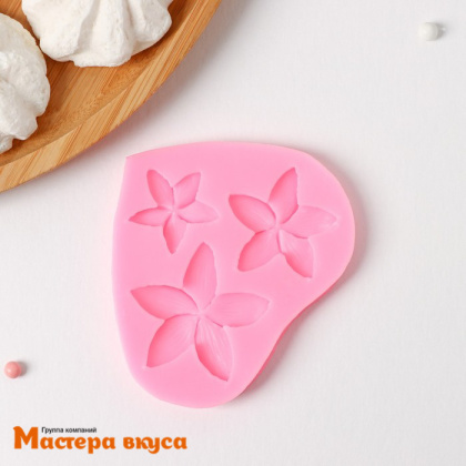 Молд силиконовый ЦВЕТОК ПЛЮМЕРИЯ, 9*8*0,8 см