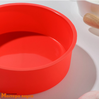 Форма силиконовая КРУГ, d15.5 h5.7 см