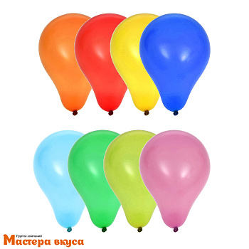 Шарики воздушные мини, МИКС, набор 10 шт