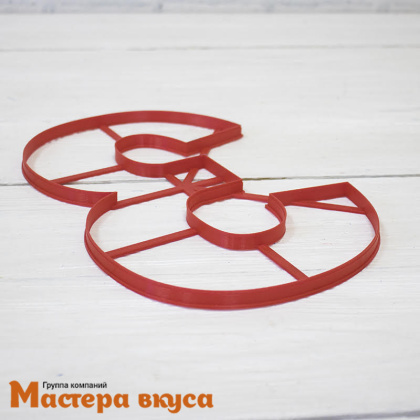 Вырубка пластик, для торта "Цифра 3", 26 см 