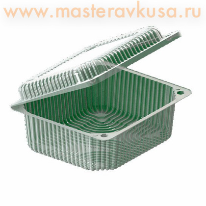 Контейнер прямоугольный Ракушка,  132*111  h63 мм (1000 мл), УК-39