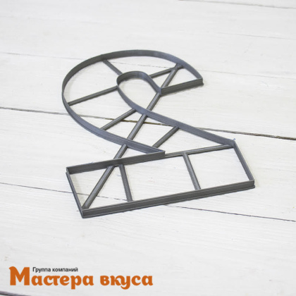 Вырубка пластик, для торта "Цифра 2", 25-26 см
