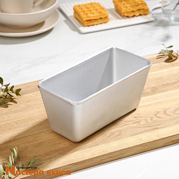 Форма для выпечки, "Хлеб Бородинский" 21*10см  h-10см, (литой алюминий)