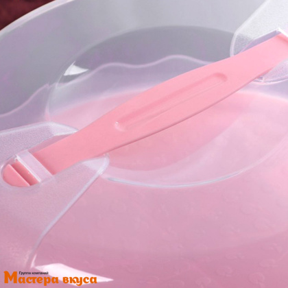 Тортовница круглая, D-25см  h-10см