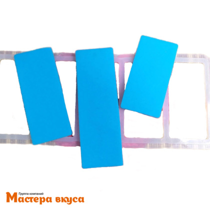 Молд силиконовый ВИТРАЖ, (5 ячеек) 5*10 см