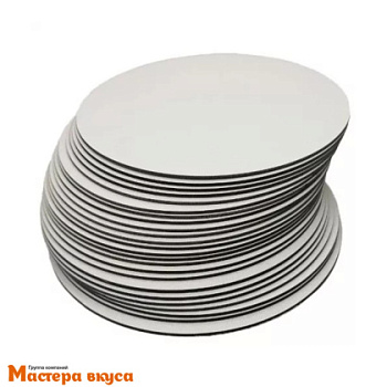 Подложка деревянная 3мм D12см ламинированная