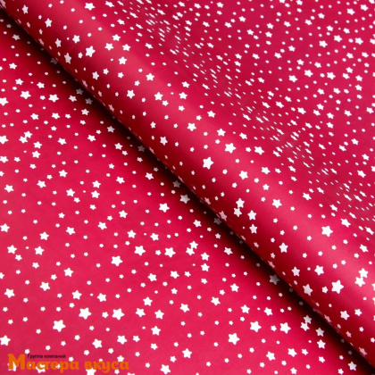 Бумага упаковочная   "Змейка. С Новым Годом и Рождеством" двухсторонняя (глянцевая), 70*100 см