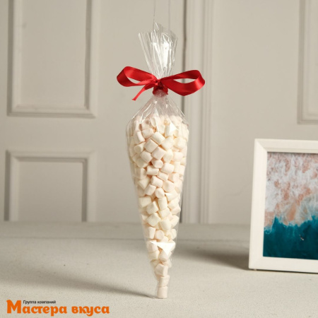 Пакет для сладостей прозр. КОНУС треугольник 370*180 мм, 25 мкм, упак 50 шт 