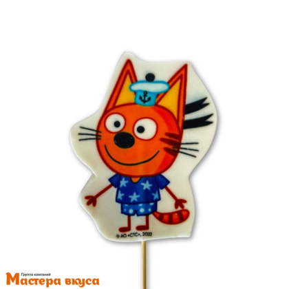 Топпер сахарный "Три кота. Коржик", ~10 см ©