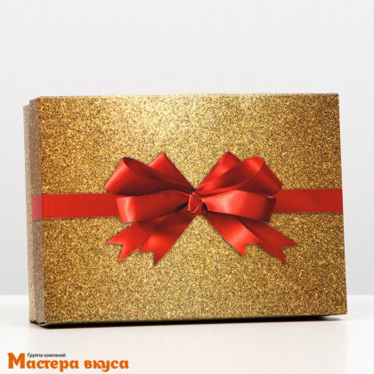 Упаковка для сладостей крышка/дно 210*150*57 мм  (Бант)