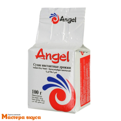 Дрожжи инстантные "ANGEL" малосладкие 0-7% (белый), 100 гр