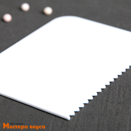 Шпатель-скребок пластиковый  в наборе 4 шт (10*7см) фигурные, "Ассорти"