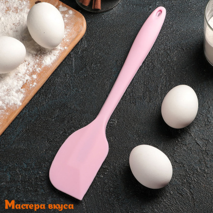 Лопатка силиконовая безшовная 26,5 см, "Рэми"