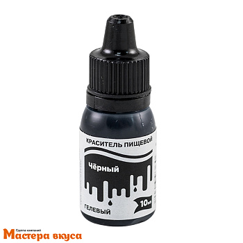 Краситель гелевый Тортомания, ЧЕРНЫЙ, 10мл