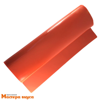 Коврик силиконовый гладкий 59*39 см, красный