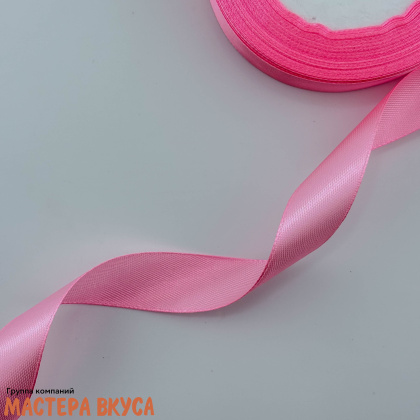 Лента атласная, РОЗОВАЯ (СВЕТЛАЯ), 20мм, ~23м