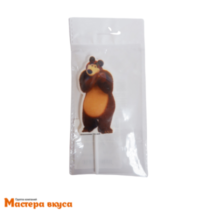 Топпер сахарный "Медведь", ~10 см ©