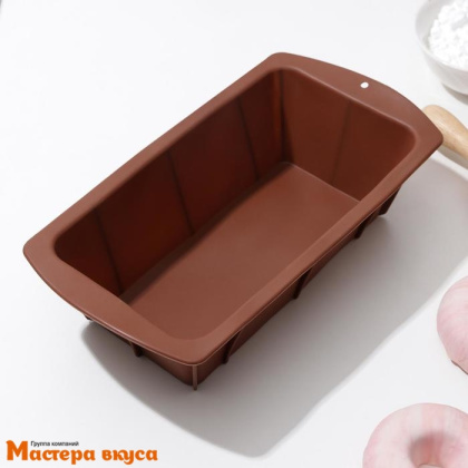 Форма силиконовая ХЛЕБ, 18*8см h~6,5см (изделие верх 21,3*11,5см h~6,5 см)