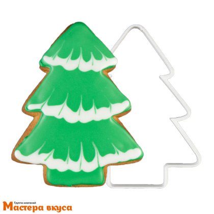 Вырубка пластик  ЕЛОЧКА, 9*7,3 см